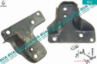 Кронштейн задней балки левый Renault / РЕНО CLIO II / КЛИО 2 1.9DTI (1870 куб.см.)