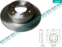 Тормозной диск задний ( 3.0 - 3.5 t )
