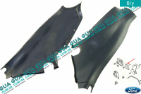 Внутренняя обшивка ( молдинг ) накладка стойки задней левой Ford / ФОРД ESCORT 1992-1995 / ЭСКОРТ 92-95 1.3 (1299 куб. см.)