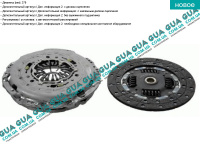 Комплект сцепления 11- Ford / ФОРД TRANSIT 2006- / ТРАНЗИТ 06- 2.2TDCI (2198 куб.см.)