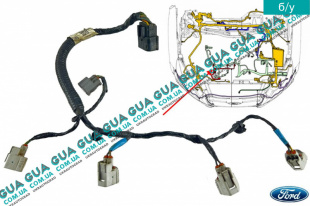 Электропроводка ( жгут проводов ) форсунок Ford / ФОРД FOCUS III / ФОКУС 3 2.0 (1999 куб.см.)
