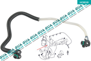 Патрубок / трубка топливной системы ( шланг от фильтра к ТННД )   