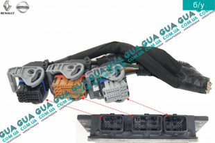 Фишки электронного блока управления двигателем ( фишка ЭБУ / разъем ECU )   