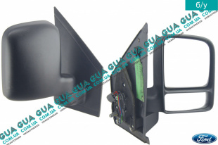 Зеркало заднего вида наружное / боковое электрическое правое 5 пинов с подогревом Ford / ФОРД TRANSIT TOURNEO 2006- / ТРАНЗИТ ТОРНЭО 06- 2.2TDCI (2198 куб.см.)