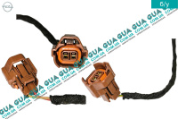 Фишка / разъем / штекер с проводами ( колодка ) датчика топливного насоса высокого давления ТНВД ( два контакта ) Opel / ОПЕЛЬ CORSA C 2000-2009 / КОРСА С 00-09 1.7DTI V16 (1686 куб. см.)