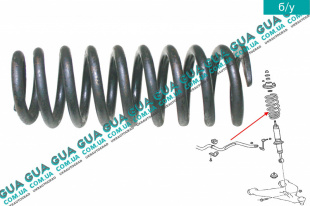 Пружина передняя D16.5 Toyota / ТОЙОТА HILUX 2005-2015 3.0D-4D (2982 куб.см.)