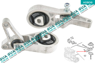 Подушка ( опора ) КПП / двигателя задняя   