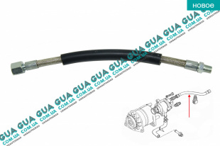 Патрубок / трубка вакуумного насоса ( шланг ) Ford / ФОРД TRANSIT 1985-2000 / ТРАНЗИТ 85-00 2.0 (1993 куб.см)