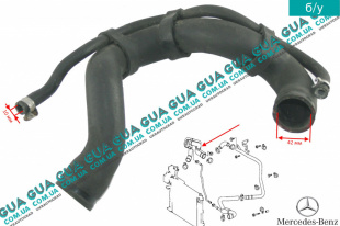 Патрубок / шланг системы охлаждения радиатора ( верхний )   