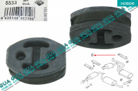 Резинка крепления глушителя ( резиновое кольцо )1 шт