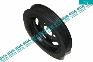 Шкив коленвала демпферный 6 ручейков ( Шкив коленчатого вала )	 Jaguar / ЯГУАР XF SPORTBRAKE 3.0D (2993 куб.см.)