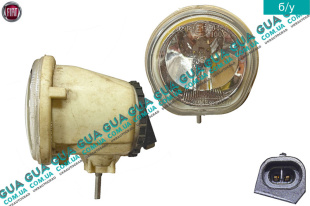 Фара противотуманная правая / левая ( пластик ) ( птф / противотуманка )   