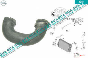 Патрубок интеркулера ( от радиатора к коллектору )   