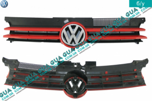 Решетка радиатора VW / ВОЛЬКС ВАГЕН GOLF IV 1997-2006 / ГОЛЬФ 4 97-06 1.9TDI (1896 куб.см.)