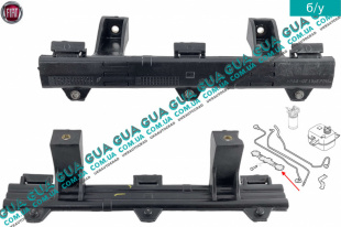 Кронштейн / защита топливных трубок   