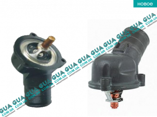 Корпус термостата / термостат / фланец охлаждающей жидкости ( 85 С )   