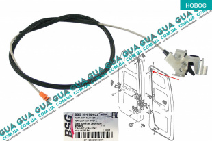Замок задней левой двери ( верхний с тросом L1310 )   