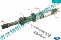 Первичный вал КПП Ford / ФОРД MONDEO V / МОНДЕО 5 1.6TDCI (1560куб.см.)