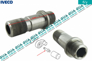 Штуцер масляного радиатора ( болт масляного охладителя / теплообменника / фильтра )   