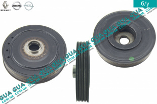 Шкив коленвала демпферный 7 ручейков ( Шкив коленчатого вала )   