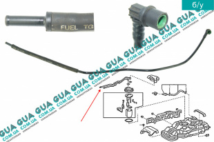 Патрубок / трубка топливной системы ( топливного бака ) Toyota / ТОЙОТА DYNA 2001- 2.5D-4D (2494 куб.см.)