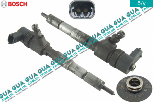 Форсунка дизельная электронная LDV / ЛДВ MAXUS 2005- 2.5CRD (2499 куб.см.)