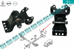 Кронштейн задний крепления рессоры   