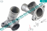 Фланец системы охлаждения ( тройник )