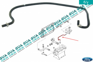 Патрубок / шланг системы охлаждения ( трубка  расширительного бачка )   