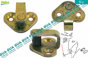 Скоба замка передней двери левой / правой ( фиксатор / зацеп / петля )   