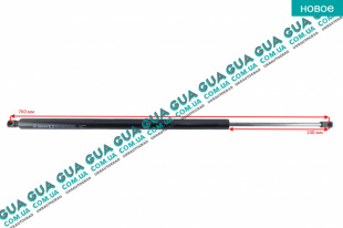 Амортизатор задней двери ( амортизатор крышки багажника / ляды ) телескопическая рейка ( 755/210mm/970N )   