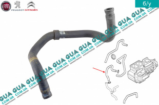 Патрубок / шланг системы охлаждения ( трубка радиатора печки )   