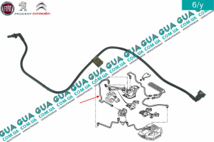 Трубка топливная от фильтра к ТНВД   