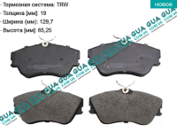 Тормозные колодки передние ( невентилируемый диск ) ( R 15 )