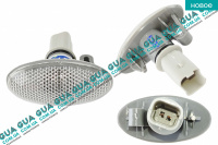 Указатель поворота боковой повторитель белый ( поворотник )