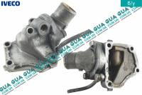 Корпус термостата / термостат / Фланец охлаждающей жидкости ( под 2 датчика )