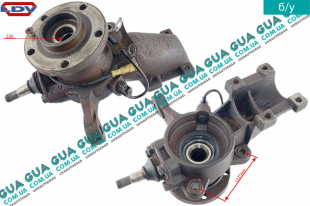 Поворотный кулак / цапфа левая с ступицей с ABS / АБС Z30 LDV / ЛДВ MAXUS 2005- 2.5CRD (2499 куб.см.)