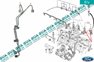  Трубки топливной системы 3-4 цилиндр ( от форсунки к ТНВД )   