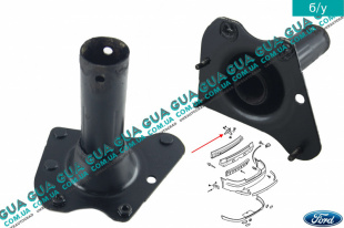 Кронштейн усилителя заднего бампера правый Ford / ФОРД MONDEO III 2001-2007 / МОНДЕО 3 2.0 16V (1999 куб.см.)