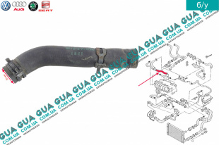 Патрубок / трубка системы охлаждения    