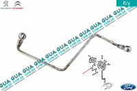 Трубка подачи масла в турбину