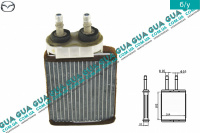 Радиатор печки ( отопителя ) Mazda / МАЗДА 323 F 1998-2004 1.6 (1598 куб.см. )
