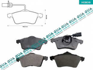 Тормозные колодки передние ( R 15 )   