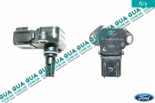 Датчик давления наддува воздуха Мапсенсор Ford / ФОРД TRANSIT 2006- / ТРАНЗИТ 06- 2.3 V16 (2295 куб.см.)