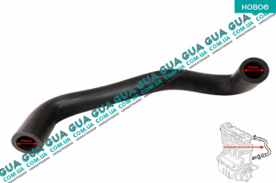 Патрубок вентиляции картерных газов / сапун ( шланг, трубка )   