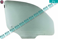 Стекло двери передней правой Fiat / ФИАТ DOBLO 2000-2005 / ДОБЛО 00-05 1.9D (1910 куб.см.)