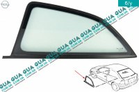 Стекло кузовное заднее левое ( комби ) Opel / ОПЕЛЬ ASTRA G 1998-2005 / АСТРА Ж 98-05 1.6 ( 1598 куб.см. )