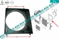 Диффузор основного радиатора Renault / РЕНО MASCOTT 2004-2010 / МАСКОТ 04-10 3.0TDI (2953 куб.см.)