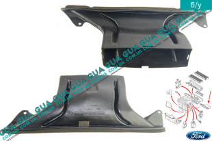 Воздуховод отопителя / печки салона   