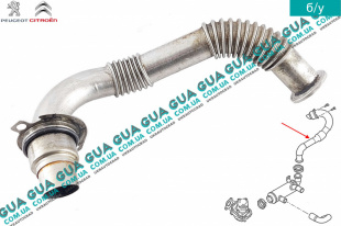 Трубка ЕГР / EGR ( Трубка картерных газов )   